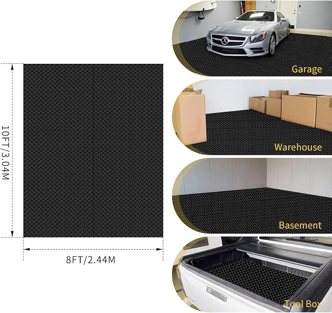 Premium Garage Floor Mat, Commercial Grade Heavy Duty Parking Mat - Image 7