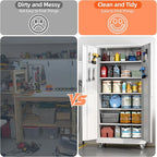 71" H×32" W×16" D Garage Storage Cabinet - Image 6
