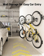 AM alphamount Swivel Bike Wall Mount, Metal Wall Bike Rack - Image 7