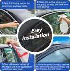 Window Visors Rain Guards Shield - Image 4