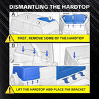 for JK JKU Roof Rack Hard Top Cargo Basket - Image 3