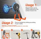 4Pcs Magnetic Hooks Heavy Duty, Large Strong Magnetic Storage Hook - Image 7