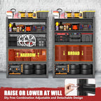 48" W, Heavy Duty 5-Tier Steel Garage Shelving Unit | 3800LB Capacity| Garage & - Image 5