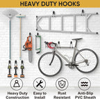 TICONN 12 Pack Heavy Duty Garage Hooks, Steel Utility Wall Storage Hooks - Image 5