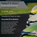 Premium Ceramic Rear Brake Pads Compatible - Image 3