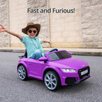 Electric Car for Kids, Licensed Audi 6V Kids Ride on Car Toy for Toddlers - Image 2