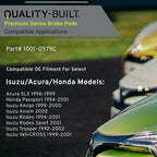 Premium Ceramic Front Brake Pads Compatible - Image 3