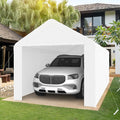Carport 10x20 Heavy Duty Portable Garage w/Removable Sidewalls & Roll-Up Door by Kecreque