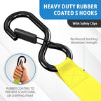 HandT USA Based Retractable Ratchet Straps 1in x 6ft - Image 3
