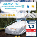Autsop SUV Car Cover Waterproof All Weather, 12-Layer Car Covers - Image 2