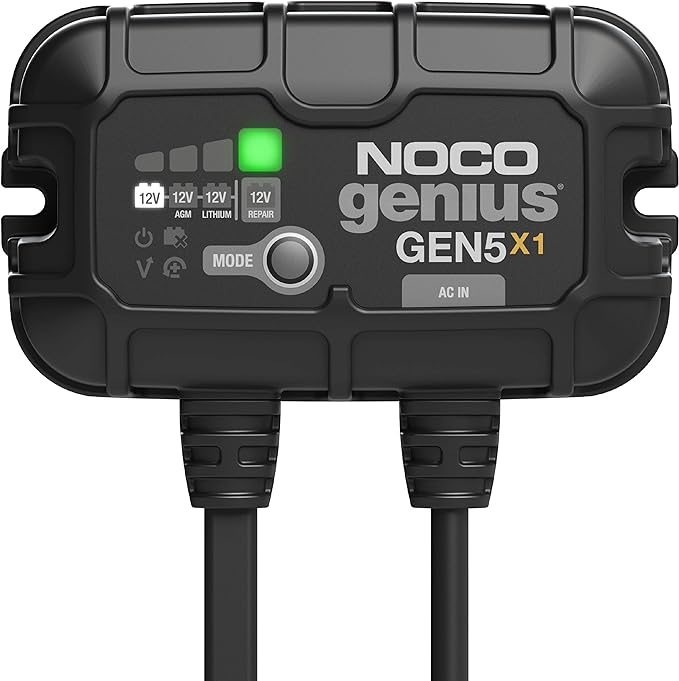 NOCO Genius GEN5X1: 1-Bank, 5A Onboard Battery Charger by NOCO