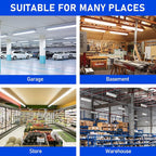 8FT LED Linear Strip Light, Super Bright 8 Foot LED Shop Lights 100W 90W 80W - Image 8