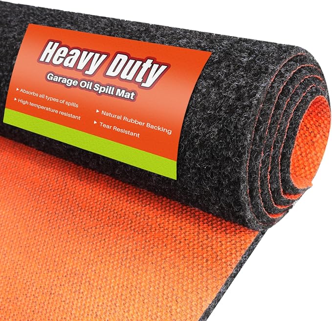 Heavy Duty Oil Spill Mat, Garage Floor Mat by Cizistom
