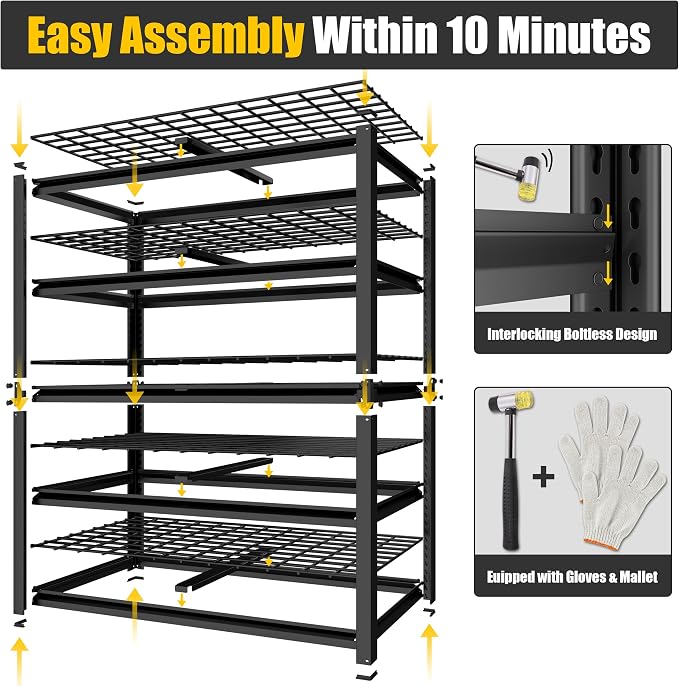 PrimeZone Heavy Duty Storage Shelves - Image 8