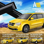 Extra Durable Window Deflectors Tape-On Window Visors Rain Guards Fit - Image 3