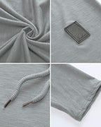 Lexiart Mens Fashion Athletic Hoodies Sport Sweatshirt Solid Color Fleece - Image 4