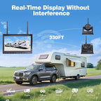 10.1" Magnetic Wireless RV Backup Camera System, 1 Rear Cameras & 2 Side Cameras - Image 7