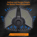 LED Garage Lights, 140W 18500 Lumens Garage Ceiling Lighting, 6000K Daylight - Image 4