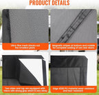 83''H x 59''W Van Bug Screen Side Door Sliding Door Window Covers - Image 6