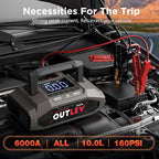 Jump Starter with Air Compressor - Image 2