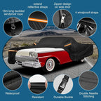 Car Cover for Ford Ranchero 1957-1959 1968-1979, Waterproof 210D Oxford Cloth - Image 3