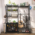 Garage Sports Equipment Organizer, Golf Bag Storage Rack, Heavy Duty Ball Holder - Image 2