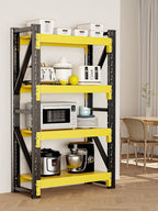 4-Tier Storage Shelves, Adjustable Industrial Metal Shelf System, 000lbs - Image 9