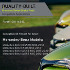 Premium Ceramic Front Brake Pads Compatible - Image 3