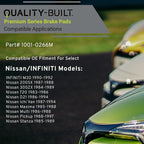 Premium Semi-Metallic Front Brake Pads Compatible - Image 3