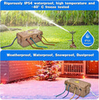 Hrensaw Medium Outdoor Electrical Box, Weatherproof Connection Box w/6 Cable - Image 5