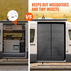 83''H x 59''W Van Bug Screen Side Door Sliding Door Window Covers - Image 7