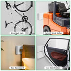 Garage Wall Protector, 4 Pack Garage Car Door Protector Bumper Guard - Image 7
