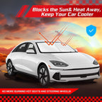 ARISMOTOR Windshield Sun Shade for Hyundai Ioniq 6 2023-2025, Custom Fit - Image 7