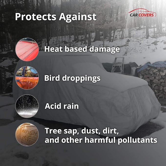 Car Covers Weatherproof Max Truck Cover & Warranty Compatible - Image 3
