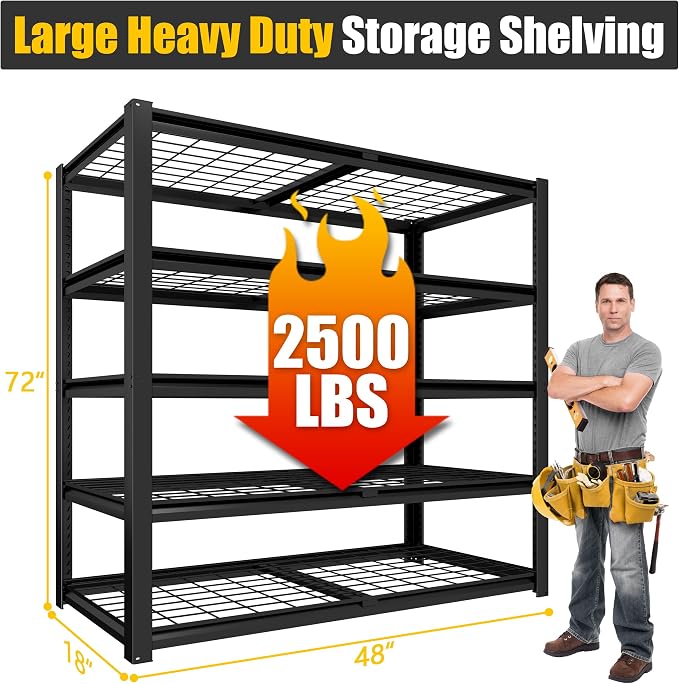PrimeZone Heavy Duty Storage Shelves - Image 3