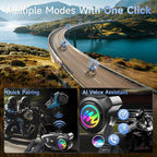 Moman Motorcycle Intercom Headset, H1 1 Pack Dirt Bike Communication System AI - Image 3
