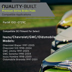 Premium Ceramic Rear Brake Pads Compatible - Image 3
