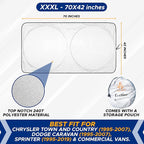 EcoNour Foldable Car Windshield Sunshade | Sun Shade - Image 3