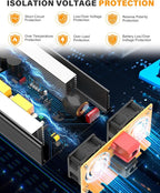2000W Pure Sine Wave Inverter 12V DC to 110V 120V AC Car Converter - Image 5