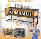 Power Tool Organizer Wall Mount Cordless, 15 Min Fast Install Metal Garage Tool - Image 2