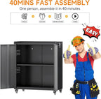 Metal Garage Storage Cabinet - Image 7