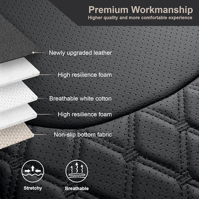 GIANT PANDA Customized Front Car Seat Covers - Image 6