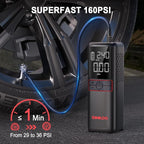 GOOLOO GT160 Tire Inflator Portable Air Compressor, 160PSI Portable Air Pump - Image 2