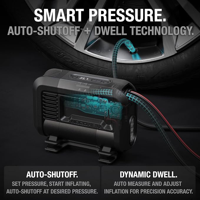 NOCO AIR10: UltraFast 10A Tire Inflator - 12V Portable Air Compressor Pump - Image 5