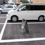 Stainless Steel No Parking Sign Portable Foldable Handle 2-Pack - Image 3
