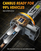 FAHREN H11/H9/H8 9005/HB3 LED Bulbs Combo, 130000LM 1000% Ultra-Bright - Image 8