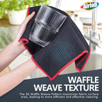 Airlab Microfiber Cleaning Cloth Waffle Weave Dust Rags - Image 3