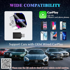 Wireless CarPlay Adapter for iPhone, 2025 Upgrade Convert Wired to Wireless Car - Image 6