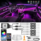 MICTUNING Car LED Interior Strip Light, 8 in 1 RGB Multicolor by MICTUNINGINC