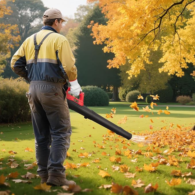 Cordless Leaf Blower for Milwaukee 18V Battery, 450CPM Electric Leaf Blower - Image 7